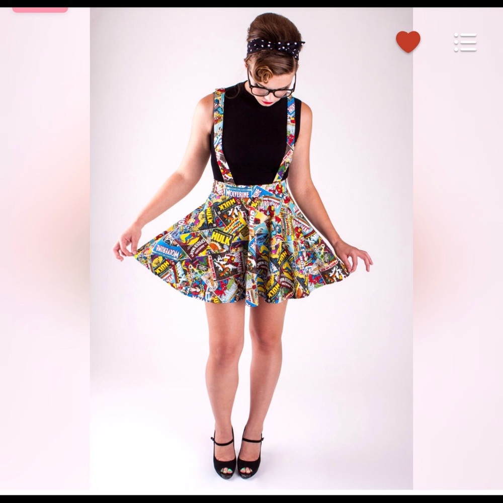 A line high waisted Marvel dress